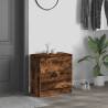 Shoe Cabinet Smoked Oak 60x34 cm - Space-Saving Storage