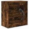 Shoe Cabinet Smoked Oak 60x34 cm - Space-Saving Storage