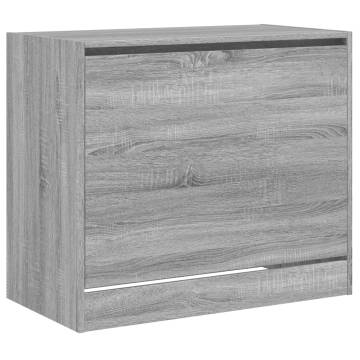 Shoe Cabinet Grey Sonoma - Stylish Storage Solution | HipoMarket