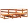 Stylish 3-Seater Garden Sofa in Solid Pine Wood - Hipomarket