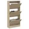 Shoe Cabinet Sonoma Oak 60x21x125.5 cm Engineered Wood Colour sonoma oak Size 60 x 21 x 125.5 cm Quantity in Package 1 Number of 