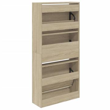 Shoe Cabinet Sonoma Oak - Compact & Space-Saving Design