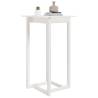 Stylish White Bar Table 60x60x110 cm - Solid Pine Wood