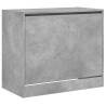 Concrete Grey Shoe Cabinet - Compact & Stylish - Hipo Market