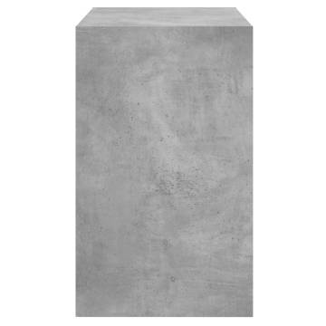 Concrete Grey Shoe Cabinet - Compact & Stylish - Hipo Market