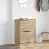 Shoe Cabinet with 2 Flip-Drawers in Sonoma Oak | HipoMarket