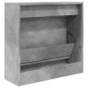 Shoe Cabinet Concrete Grey 60x21x57 cm - Organize Your Space