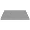 Shower Base Tray SMC Grey 90x90 cm - Modern & Durable