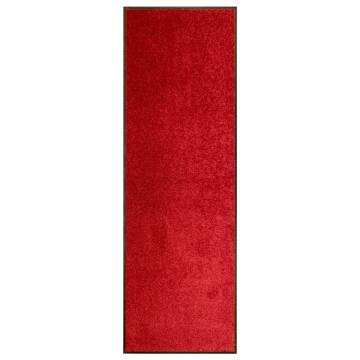 Doormat Washable Red 60x180 cm - Keep Dirt Outside!