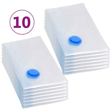 Vacuum Travel Storage Bags - 80x60 cm (10 pcs) | Hipomarket