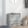 Shoe Cabinet Grey Sonoma - Compact Design for Small Spaces