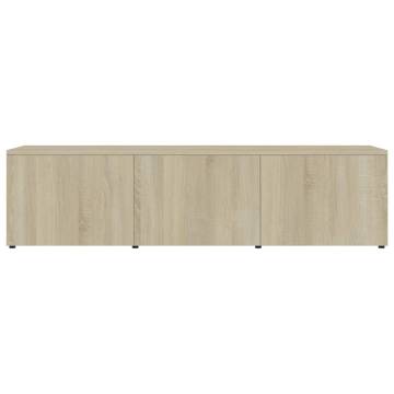 Sturdy TV Cabinet Sonoma Oak - 120x34x30 cm | Hipomarket