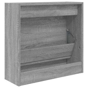 Shoe Cabinet Grey Sonoma - Compact Design for Small Spaces