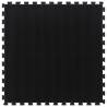 Rubber Floor Tile Black 12mm - Durable Gym Flooring | HipoMarket