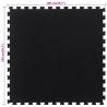 Rubber Floor Tile Black 12mm - Durable Gym Flooring | HipoMarket