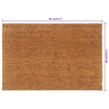 Natural Tufted Coir Door Mat 60x90 cm | Durable & Non-Slip