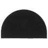 Door Mat Black Half Round 50x80 cm Tufted Coir Colour black Size 50 x 80 cm Quantity in Package 1 