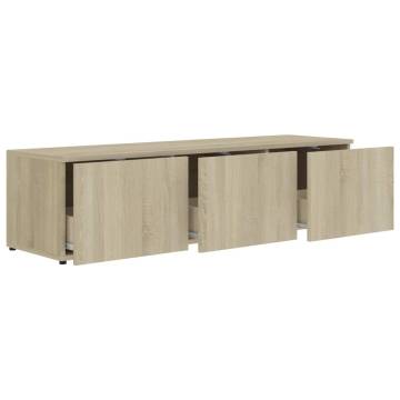 Sturdy TV Cabinet Sonoma Oak - 120x34x30 cm | Hipomarket