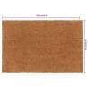 Natural Coir Door Mat 65x100 cm - Durable & Non-Slip