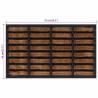 Durable Rubber & Coir Door Mat - 45x75 cm | HipoMarket