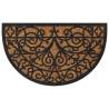 Half Round Door Mat 45x75 cm | Rubber & Coir - Durable & Non-slip