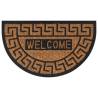 Half Round Door Mat 45x75 cm - Rubber & Coir | HipoMarket