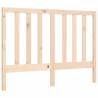 Solid Wood Bed Frame with Headboard 140x190 cm | Hipo Market