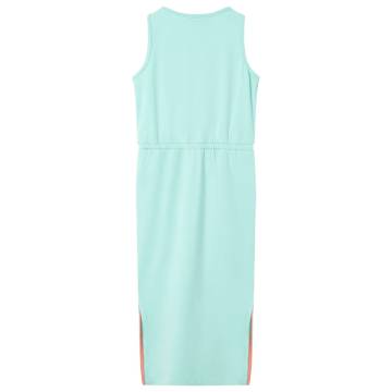 Light Mint Kids' Dress with Drawstring - Size 104 | HipoMarket