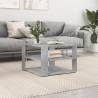 Elegant Concrete Grey Coffee Table - 59.5x59.5 cm