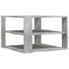 Elegant Concrete Grey Coffee Table - 59.5x59.5 cm