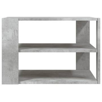 Elegant Concrete Grey Coffee Table - 59.5x59.5 cm