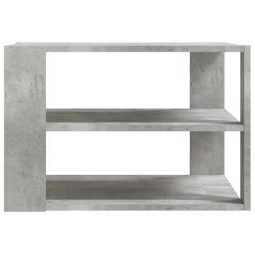 Elegant Concrete Grey Coffee Table - 59.5x59.5 cm