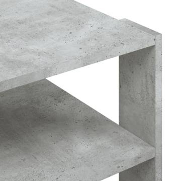 Elegant Concrete Grey Coffee Table - 59.5x59.5 cm