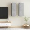 TV Cabinets 2 pcs Concrete Grey 30.5x30x90 cm Engineered Wood Colour concrete grey Quantity in Package 2 Height 90 cm 