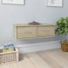 Wall-Mounted Drawer Shelf Sonoma Oak - Stylish Storage Solution