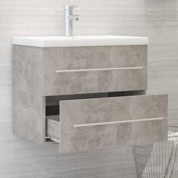 Sink Cabinet Concrete Grey 60x38.5 cm - Stylish Storage Solution