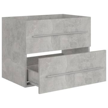 Sink Cabinet Concrete Grey 60x38.5 cm - Stylish Storage Solution