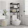 Washing Machine Shelf Black 67x25x163 cm - Buy Now!