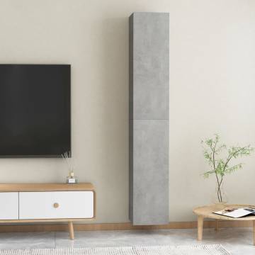 Stylish Concrete Grey TV Cabinets Set - 2 pcs - HipoMarket