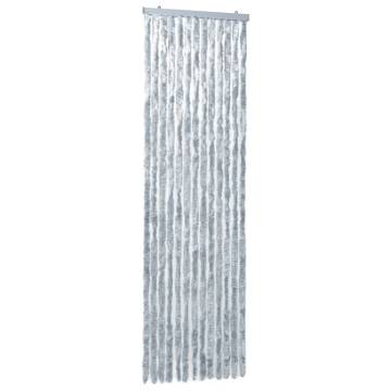 Insect Curtain White & Grey 56x185 cm | Chenille Protection