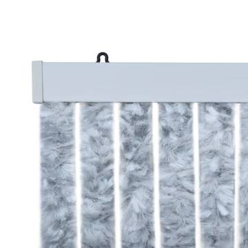 Insect Curtain White & Grey 56x185 cm | Chenille Protection