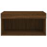 TV Cabinet with LED Lights - Brown Oak 60x30x30 cm