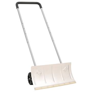 Efficient Snow Shovel with Extendable Handle - 61cm Steel Blade