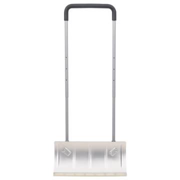 Efficient Snow Shovel with Extendable Handle - 61cm Steel Blade