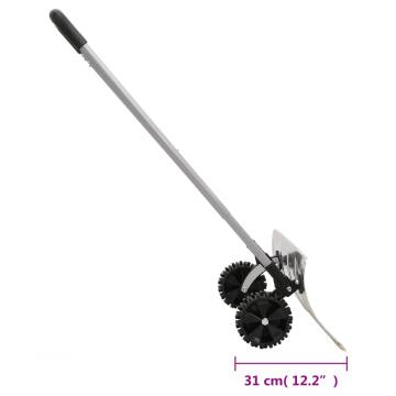 Efficient Snow Shovel with Extendable Handle - 61cm Steel Blade