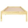 Solid Wood Bed Frame 75x190 cm - Small Single | Hipo Market