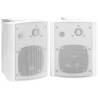 Wall-mounted Stereo Speakers - 2 pcs White | 80 W | Hipo Market