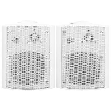 Wall-mounted Stereo Speakers - 2 pcs White | 80 W | Hipo Market