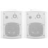 Wall-mounted Stereo Speakers - 2 pcs White | 80 W | Hipo Market