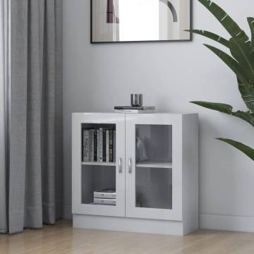 Vitrine Cabinet High Gloss White | Stylish Storage Solution